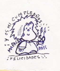 feliz cumpleaños Mafalda